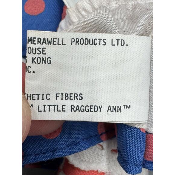Vintage 1991 Raggedy Ann Doll Macmillan Plush Body Vinyl Face 7” READ DETAILS - Picture 6 of 7